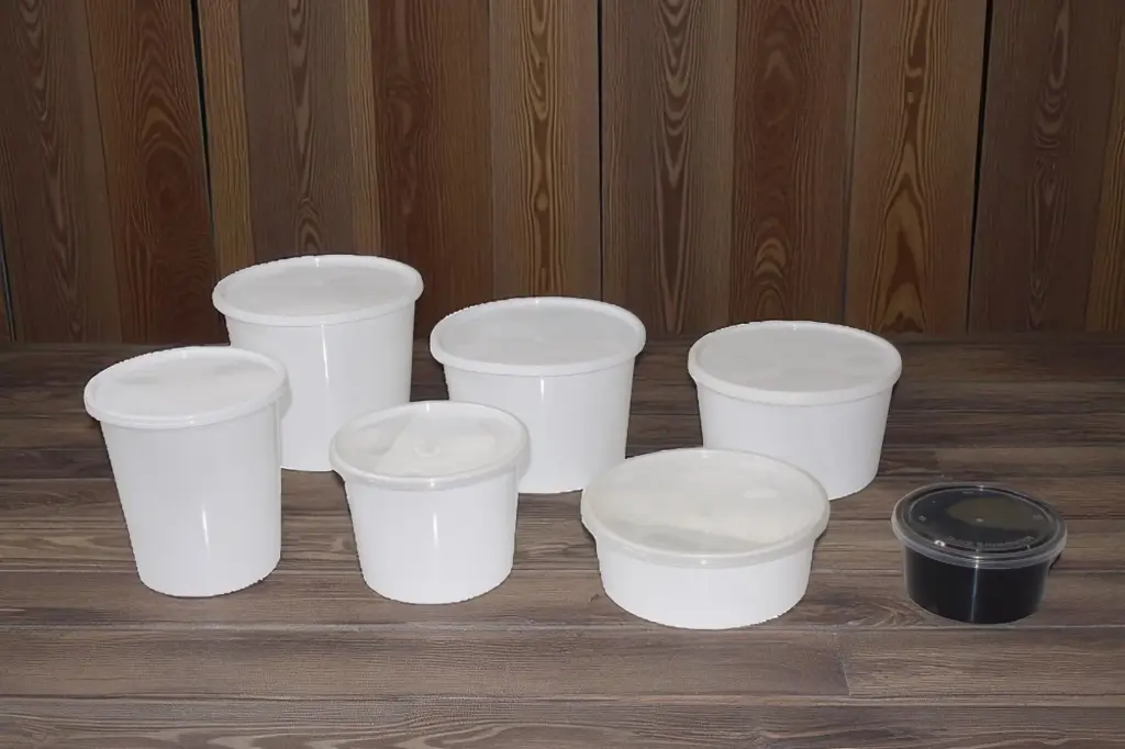 RO Round containers 300ml to 1250ml