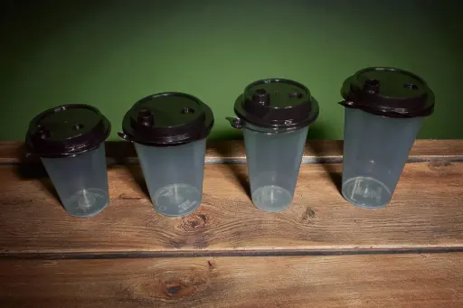 Heavy Plastic reusable glass 250ml to 500ml 