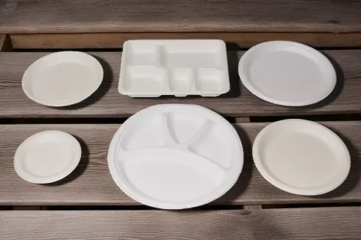 Biodegradable plates and trays 